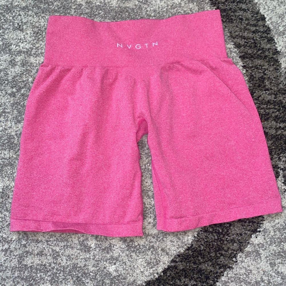 Pink NVGTN shorts